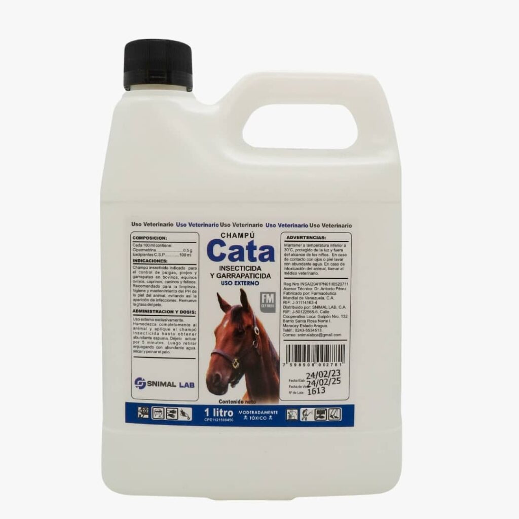 Champú Cata Garrapaticida x 1L
